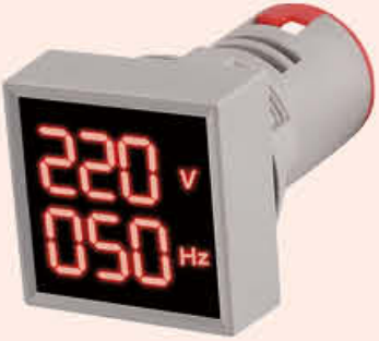 Индикатор вольт-частотометр ИВЧ-9-Кв-З-АС(50-500В, 0-99Hz)